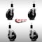 Service Caster 5'' SS Phenolic Wheel Swivel 1-1/2'' Expand Stem Caster Set 2 Brakes, 4PK SCC-SSEX20S514-PHS-2-TLB-2-112 - alternate 4
